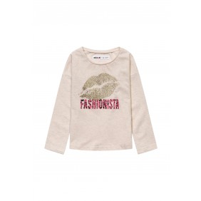 Bluza cu maneca lunga pentru fata 12KTEE2_A10-20