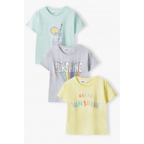 Set de 3 tricouri pentru fete 14tee48_A28-20