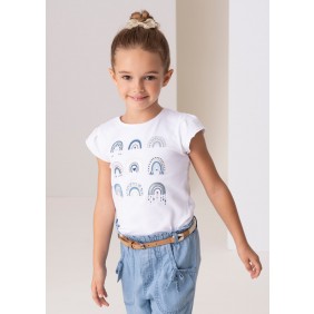 Tricou alb MAYORAL pentru fata