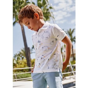 Tricou pentru copii cu guler polo bmayo_3157_F1-20