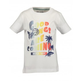 Tricou copii alb cu imprimeu 