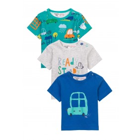 Set de trei tricouri pentru bebelusi