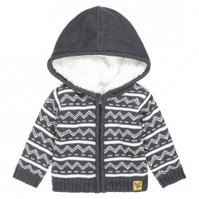  Cardigan tricotat pentru un baiat