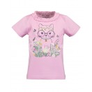 Tricou pentru copii cu guler cu volane