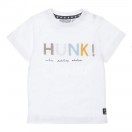 Tricou alb HUNK pentru copii