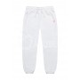 Pantaloni sport albi 