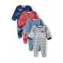 Set salopete pentru bebelusi 4 buc