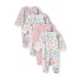 Salopeta pentru bebe fetita - 4 buc