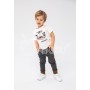 Set pantalon si tricou pentru baiat