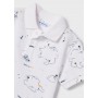 Tricou pentru copii cu guler polo 2