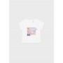 Tricou alb pentru bebelusi MAYORAL