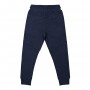 Pantaloni casual din tesatura cu aspect gofrat 1