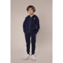Pantaloni casual din tesatura cu aspect gofrat 2