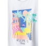 Tricou alb copii cu imprimeu 1