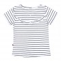 Tricou alb cu dungi 2