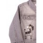 Geaca din denim pentru fete 3